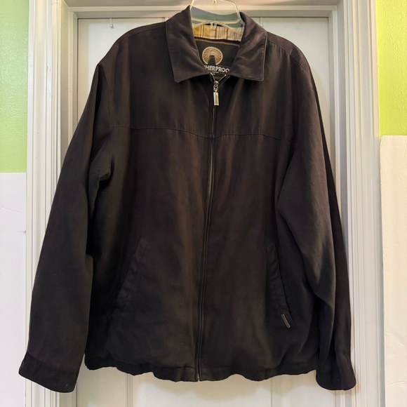 Weatherproof Garment Company Lined Full Zip Black Coat - Picture 1 of 10